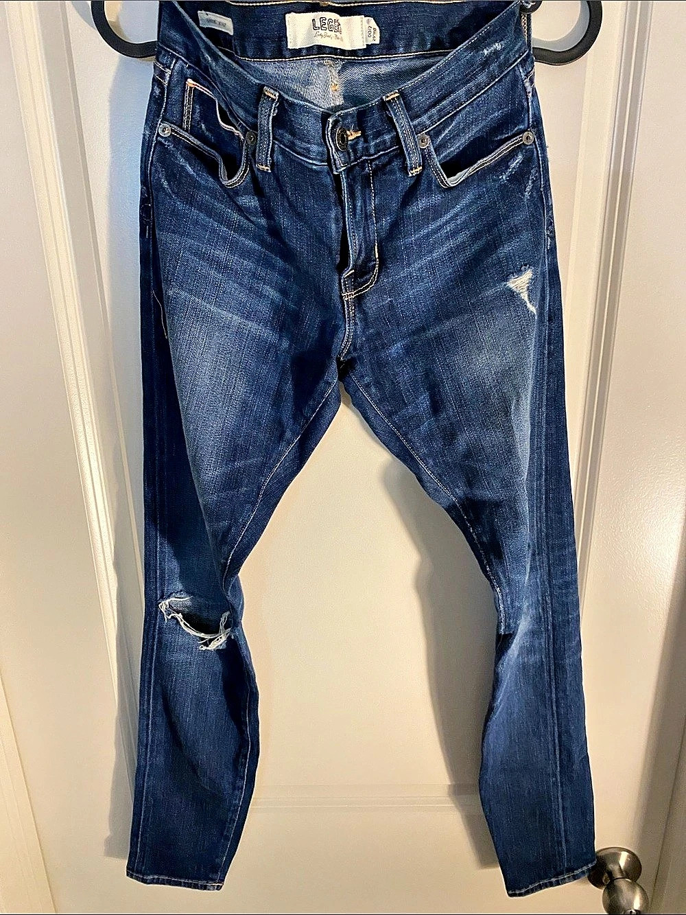 Lucky Brand, Brooke Skinny Jeans in Blue, low Waist 00